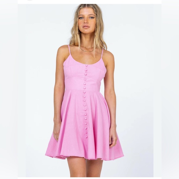 Princess Polly Dresses & Skirts - Princess Polly “Marena” mini dress in Pink in size 12